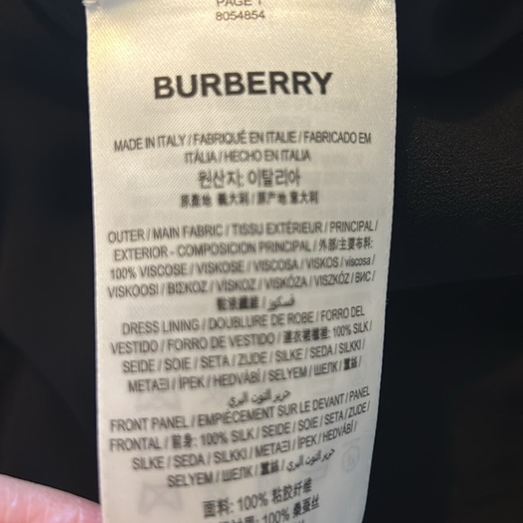 New auth Burberry midi dress - Picture 9 of 9